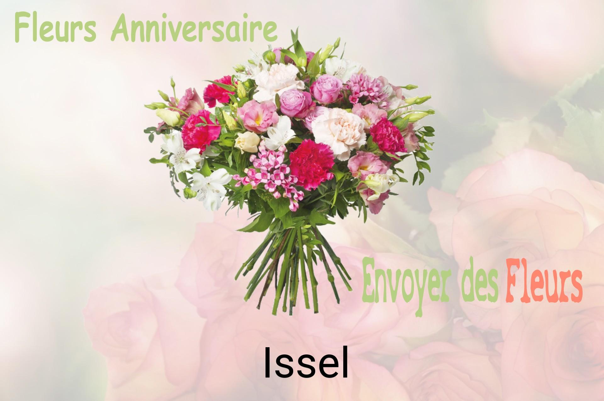 Bouquet de fleurs d’anniversaire livré à Issel